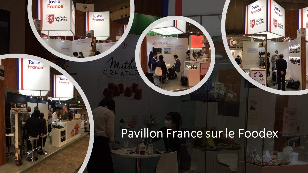 Pavillon France sur le Foodex 2021